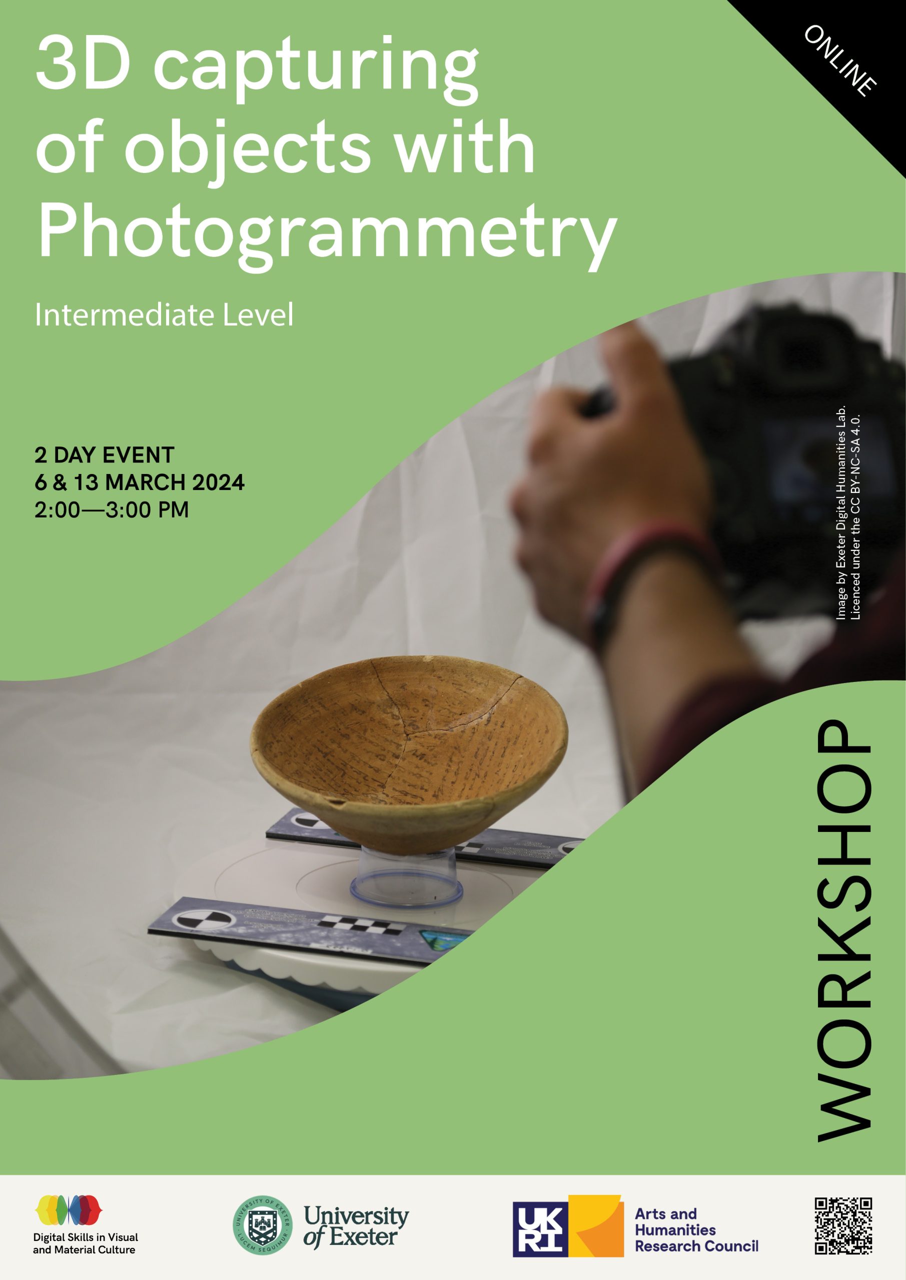 Workshop: 3D Capturing of objects with Photogrammetry (intermediate level)